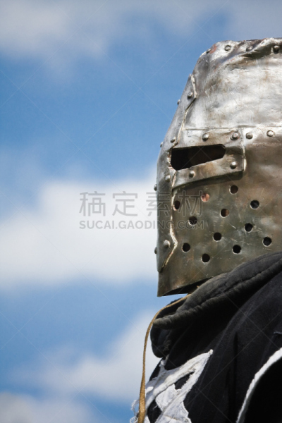 盔甲服,侍从,垂直画幅,金属,仅男人,仅成年人,保护工作服,安全帽,头盔