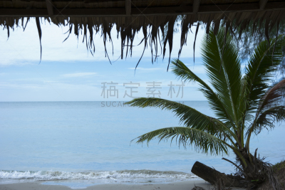 平房,鸡尾酒,看风景,自然,水平画幅,沙子,无人,安达曼海,夏天,昌岛