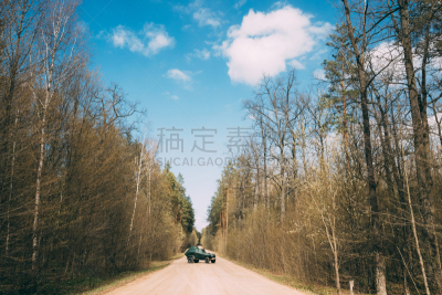 俄罗斯,地形,路,汽车,森林,童子军协会,装甲车,装甲交通工具,翻拍,步兵