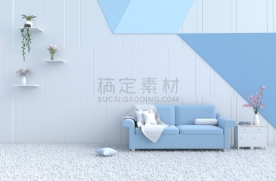 新年前夕,沙发,起居室,幸福,白昼,兰花,灯,地毯,蓝色
