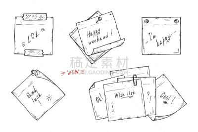 床单,纸,矢量,便签,胶水,商务,单词,背景分离,边框,面无表情