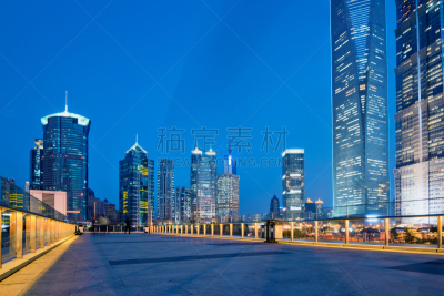 上海,城市天际线,水平画幅,夜晚,无人,黄浦江,户外,浦东,生长,活动