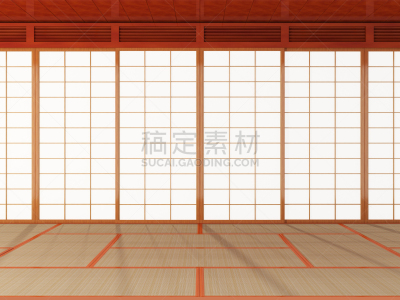 住宅房间,日本,和室,塌塌米垫,水平画幅,建筑,木制,无人,建筑外部,房屋