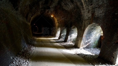 隧道,洞穴,平衡折角灯,顺序,阿坡特,长野县,四季,里山,非都市风光,旅游目的地