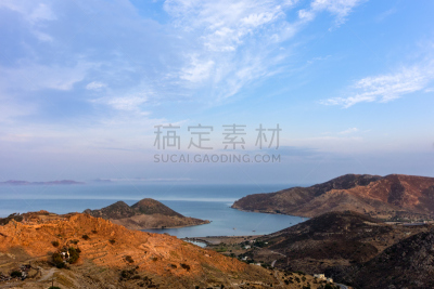 非凡的,希腊,风景,黄昏,岛,帕特莫斯,海洋,天空,美,水平画幅