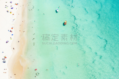 泰国,日光浴,普吉岛,透明,在上面,海滩,航拍视角,鸡尾酒,人,水