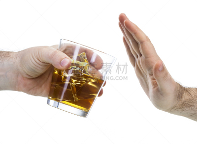 手,玻璃杯,威士忌,停止手势,概念和主题,饮食,水平画幅,不,玻璃
