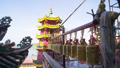 宝塔,佛经,西安,明朝风格,纪念碑,修道院,水平画幅,建筑,无人,蓝色