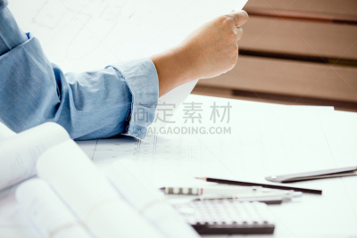 书桌,概念,文书工作,特写,休闲装,建筑师,女性,信心,工作,建造