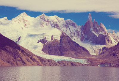 lagos de los tres,塞若·托瑞山,费兹罗山,德国大蛋糕,阿根廷,水,天空,水平画幅,雪,健康