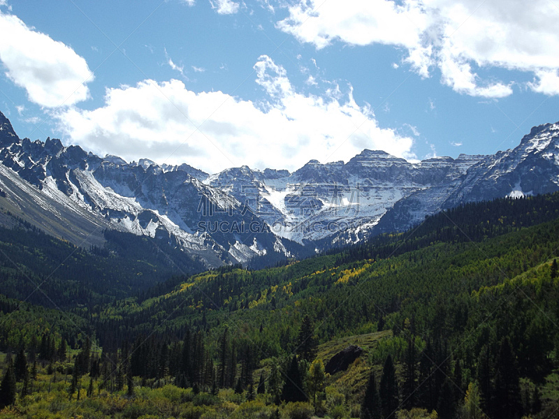 宏伟,山脉,自然,美国,水平画幅,地形,秋天,无人,风景,科罗拉多州