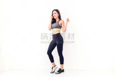 运动,运动服,概念,墙,背景聚焦,修改系列,站,放松,锻炼,加