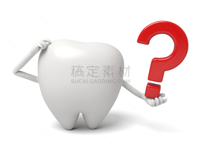 人的牙齿,问号,不确定,式样,水平画幅,形状,可爱的,绘画插图,符号,牙医