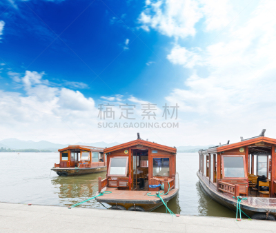 杭州,传统,西湖,军用船,自然,非都市风光,水平画幅,山,古代,无人
