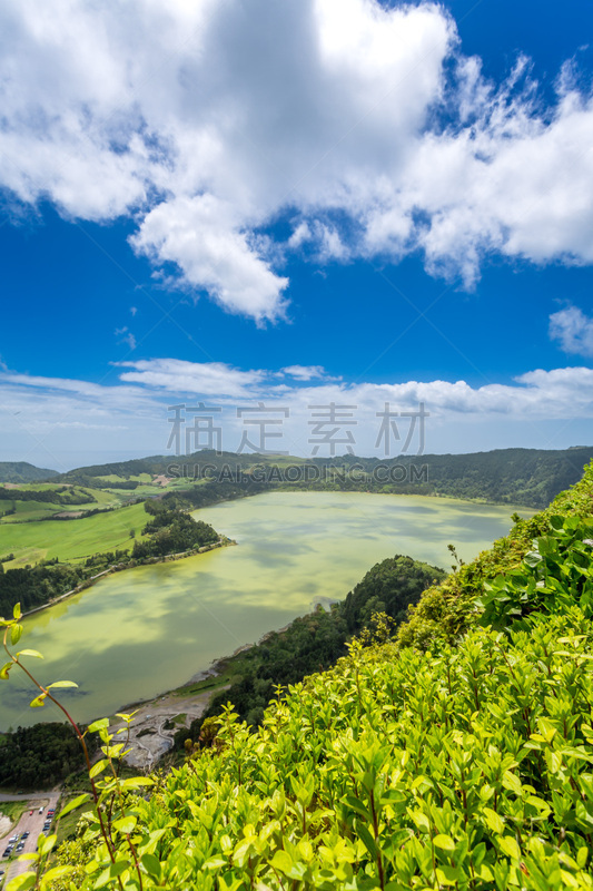 亚速尔群岛,泻湖,垂直画幅,水,美,凹陷地形,山,火山地形,史托克间歇泉,大西洋群岛