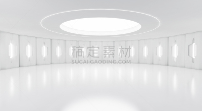未来,室内,窗户,圆形,水平画幅,形状,墙,建筑,无人,科学
