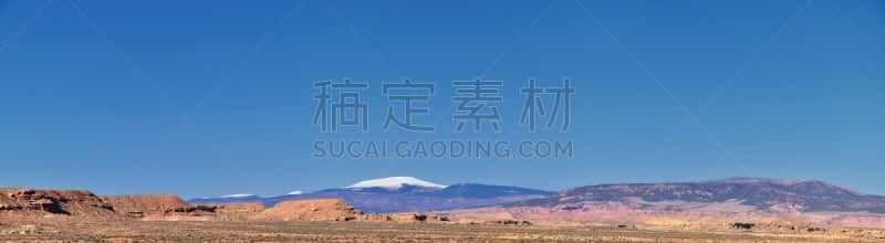 全景,美国,地形,维纳尔,乔治畜牧国家休养区,山脉,北,看风景,盆地,放牧