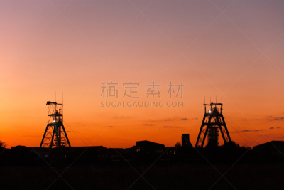 矿内巷道,两个物体,铂,黄金,建筑外部,南非,矿,采矿业,金矿,约翰内斯堡