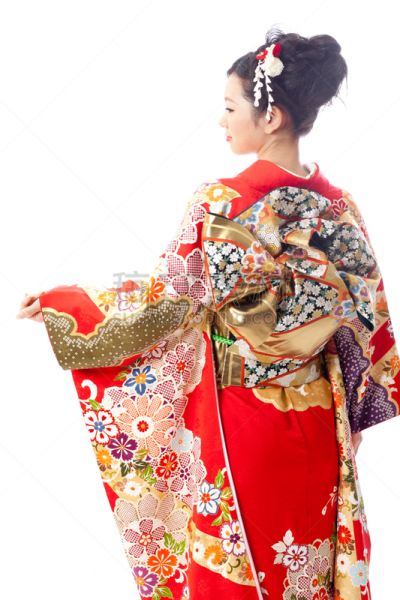 和服,女人,衣服,日本,亚洲,注视镜头,簪子,长袖和服,和服腰带,垂直画幅