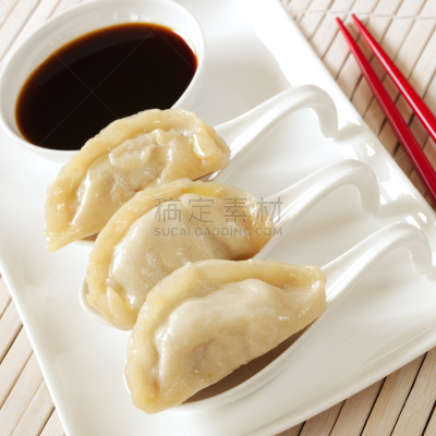 饺子,点心,无人,开胃品,传统,方形画幅,餐盘,彩色图片,日本食品,酱油