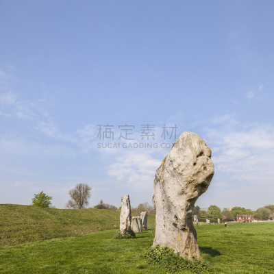 英国,威尔特,埃夫伯里,两个物体,世界遗产,石灰石,英格兰,著名景点,巨石,远古的