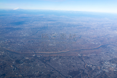 都市风景,日本,飞机,平原,关东地区,四只动物,摄像机拍摄角度,埼玉市,崎玉县,千叶县