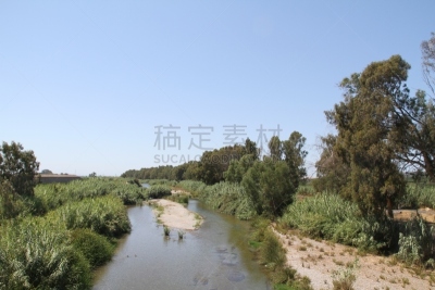 河流,格拉纳达,水平画幅,无人,夏天,户外,西班牙,田地,萨洛夫雷尼亚,热带气候