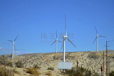 能源,风轮机,电缆,天空,风,水平画幅,山,风力,无人,制造机器
