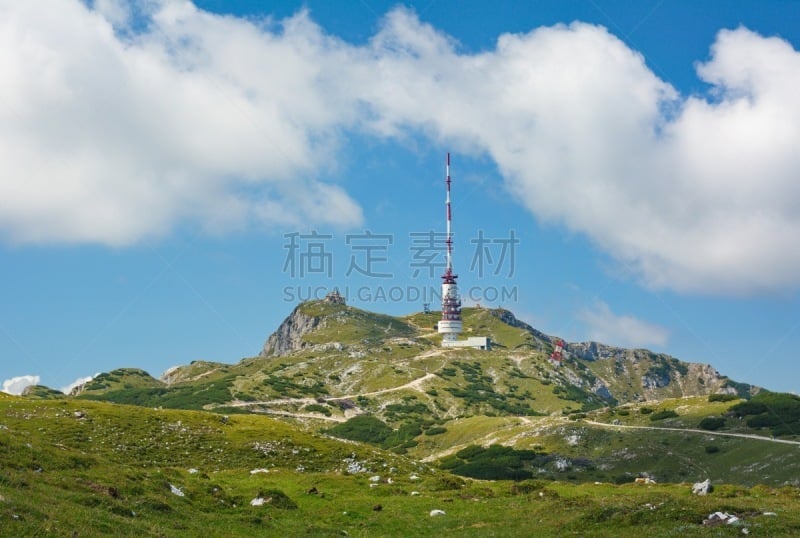 奥地利,山,自然,背景,天空,水平画幅,无人,夏天,观测点,户外