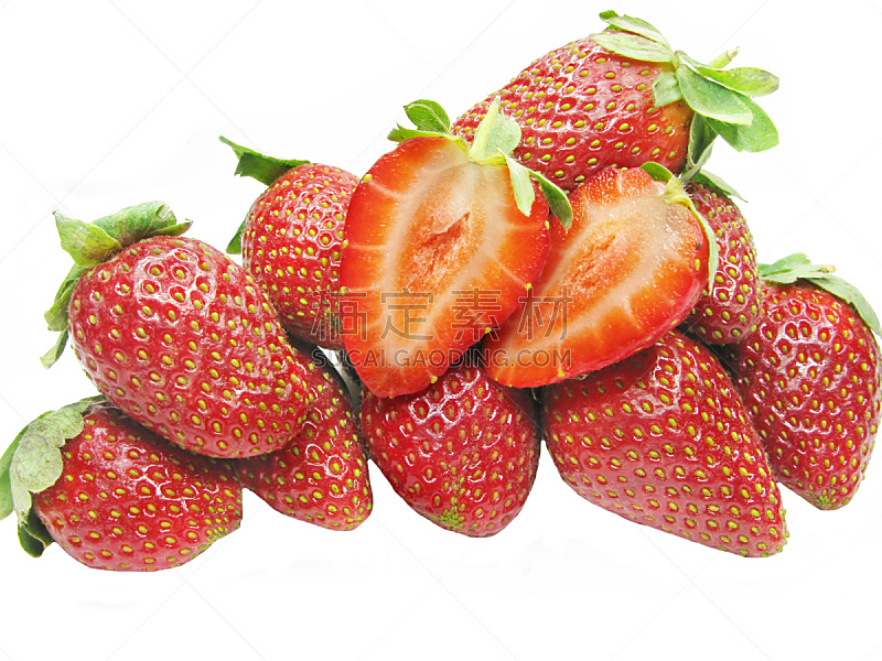 水果,堆,草莓,特写,浆果,自然,红色,水平画幅,素食,摄影