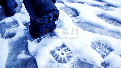 雪,靴子,痕迹,冬天,脚印,不卫生的,台阶,水平画幅,平视角,阴影