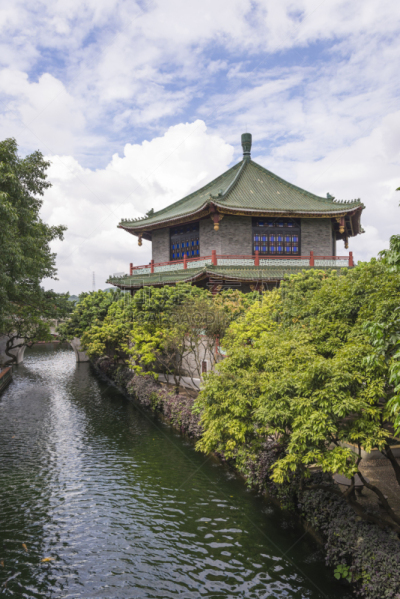 东方石景花园,建筑,垂直画幅,亭台楼阁,无人,亚洲,户外,广州,湖,摄影