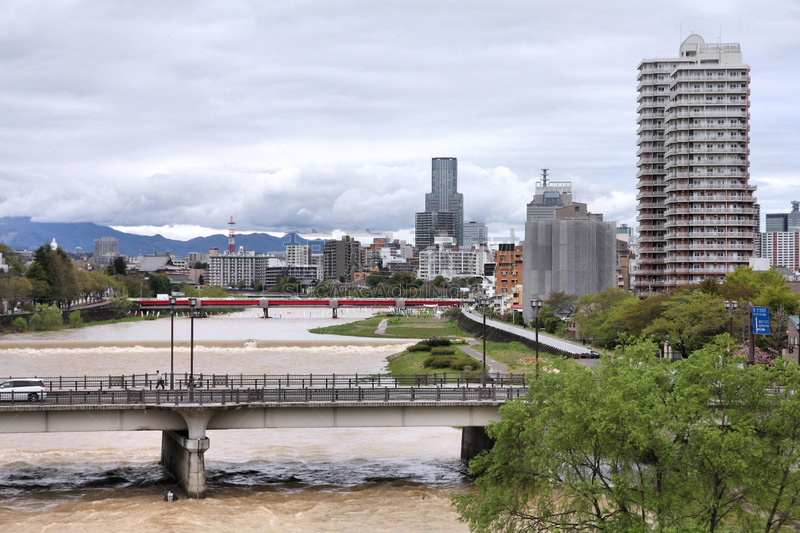 仙台,城镇景观,水平画幅,建筑,无人,城市天际线,日本,建筑外部,户外,城市