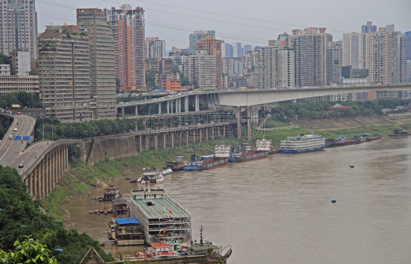 重庆,都市风景,城市,长江,水,新的,客船,现代,建筑业