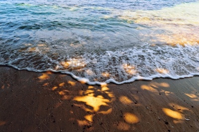 海滩,纹理,自然,水,水平画幅,高视角,沙子,无人,夏天,户外