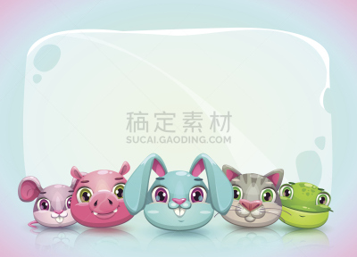 模板,水平画幅,可爱的,恶作剧,刺猬,人老心不老,青蛙,拟人,请柬