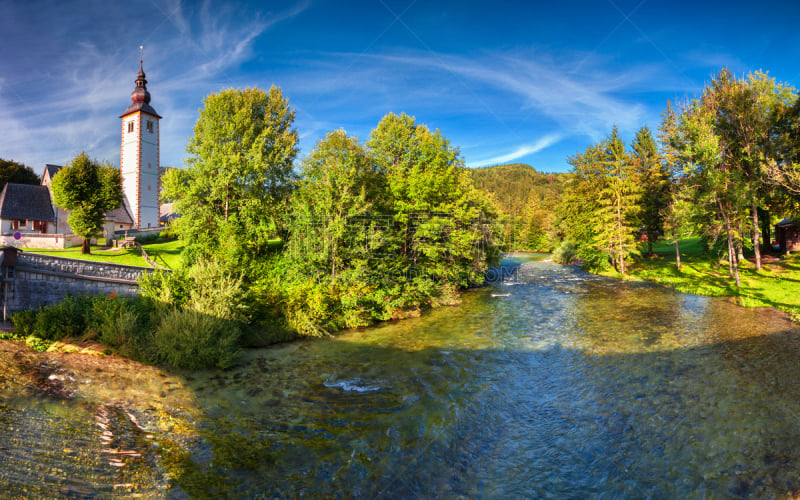 john the baptist,斯洛文尼亚,lake bohinj,浸信会,波悉尼,布雷德湖,julian alps,天空,水平画幅