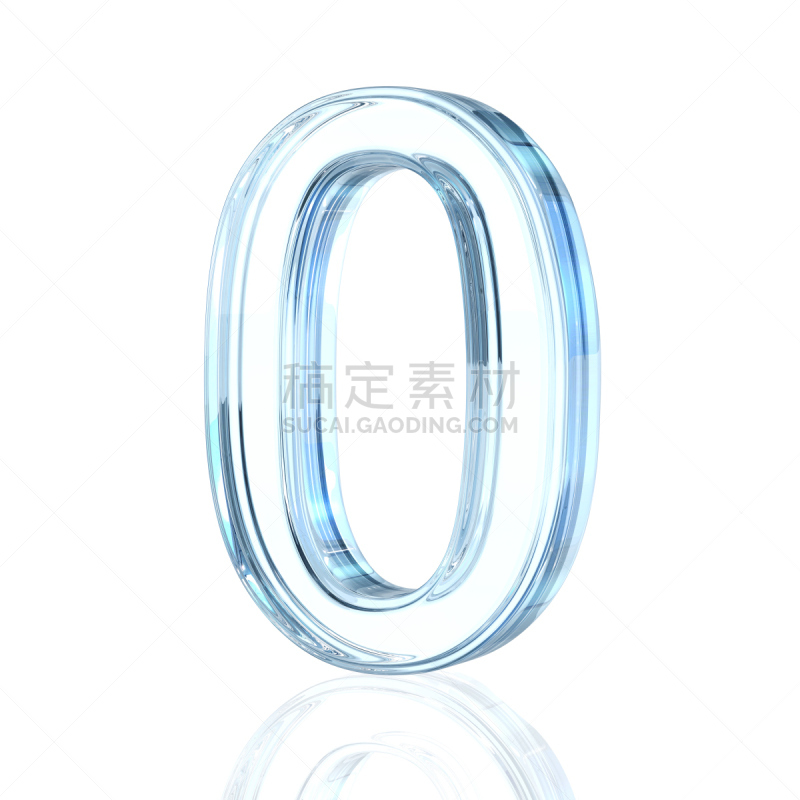 数字0,字母,玻璃,字母表次序,形状,无人,白色背景,冰,背景分离,方形画幅