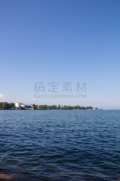 奥地利,博登湖,视角,福拉尔贝格州,垂直画幅,无人,夏天,户外,湖,活力