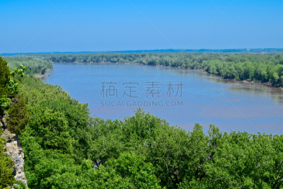密苏里河,春天,森林,有序,自然,水,公园,非都市风光,水平画幅,地形