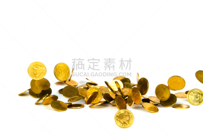 商务,金融,概念,倾盆大雨,黄金,赚钱,飞,取得