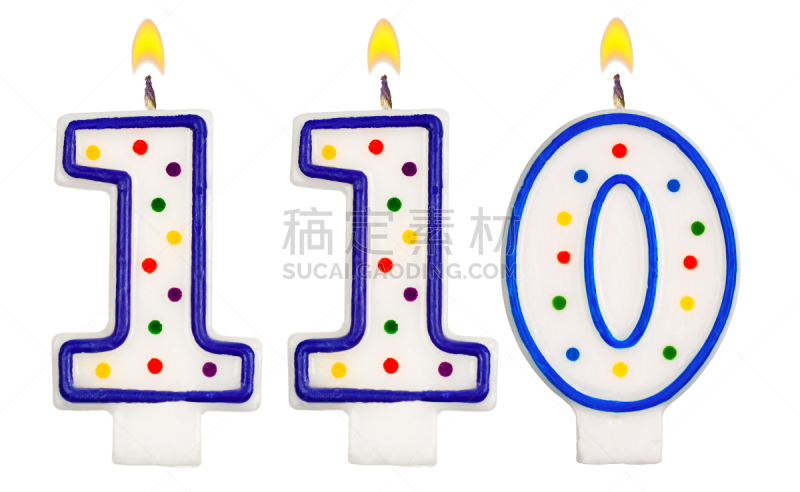 白色背景,蜡烛,数字1,分离着色,数字10,水平画幅,非洲,蛋糕,周年纪念,生日