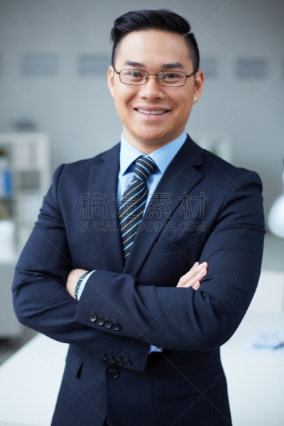 男商人,信心,垂直画幅,美,领导能力,折叠的,美人,仅男人,仅成年人,现代
