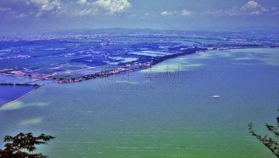 湖,风景,昆明,旅游目的地,水平画幅,无人,户外,云南省,山脉,2015年