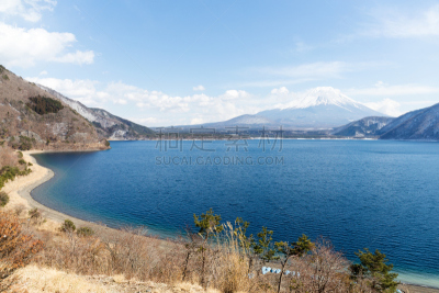 富士山,本栖湖,自然,天空,里山,宁静,非都市风光,水平画幅,地形,雪