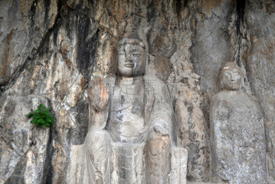 山,佛,龙门石窟,洞,里面,大于号,丰富,艺术,水平画幅
