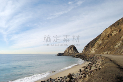 慕鼓角,自然,水平画幅,地形,无人,户外,加利福尼亚,海洋,海滩,山