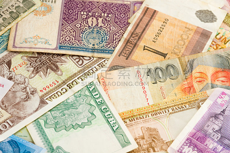 背景,全球财政,波兰兹罗提,水平画幅,纹理效果,无人,图像,泰国,汇率,反差