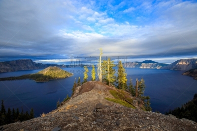 火山湖,俄勒冈州,美国,美国西北太平洋地区,视角,著名自然景观,云景,马扎马火山,云,克拉玛瀑布