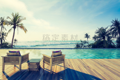 游泳池,海洋,无边际泳池,度假胜地,档案,二等兵,泳池边,普吉岛,水,无限